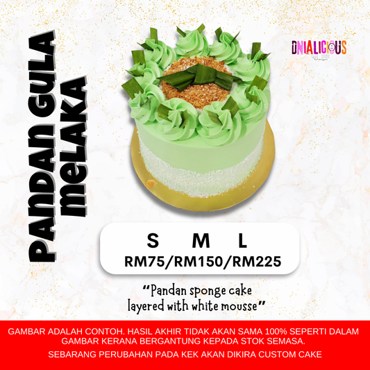 Premium Cake - Pandan Gula Melaka