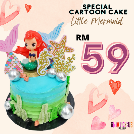 Special Cartoon Cake - Little Mermaid