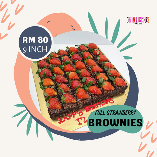 Full Strawberry Brownies