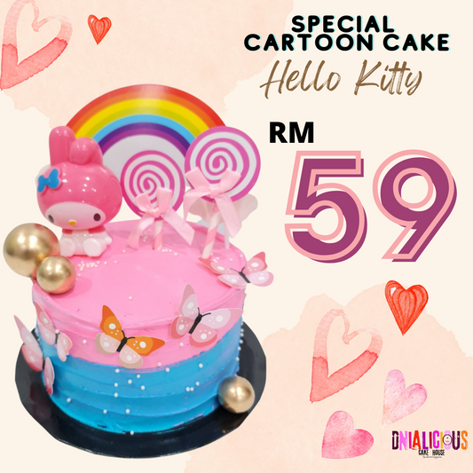 Special Cartoon Cake - Hello Kitty