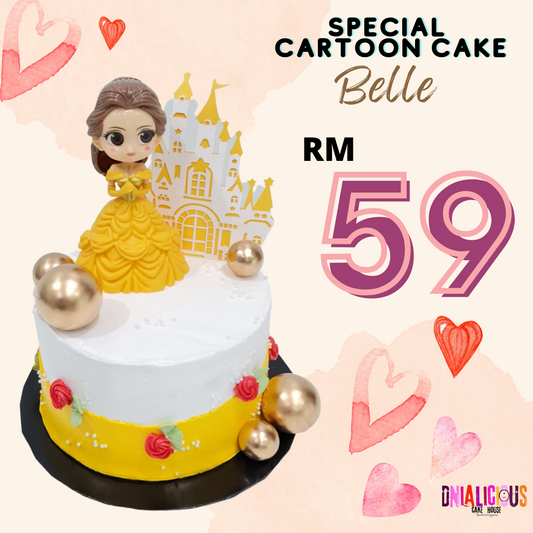 Special Cartoon Cake - Belle