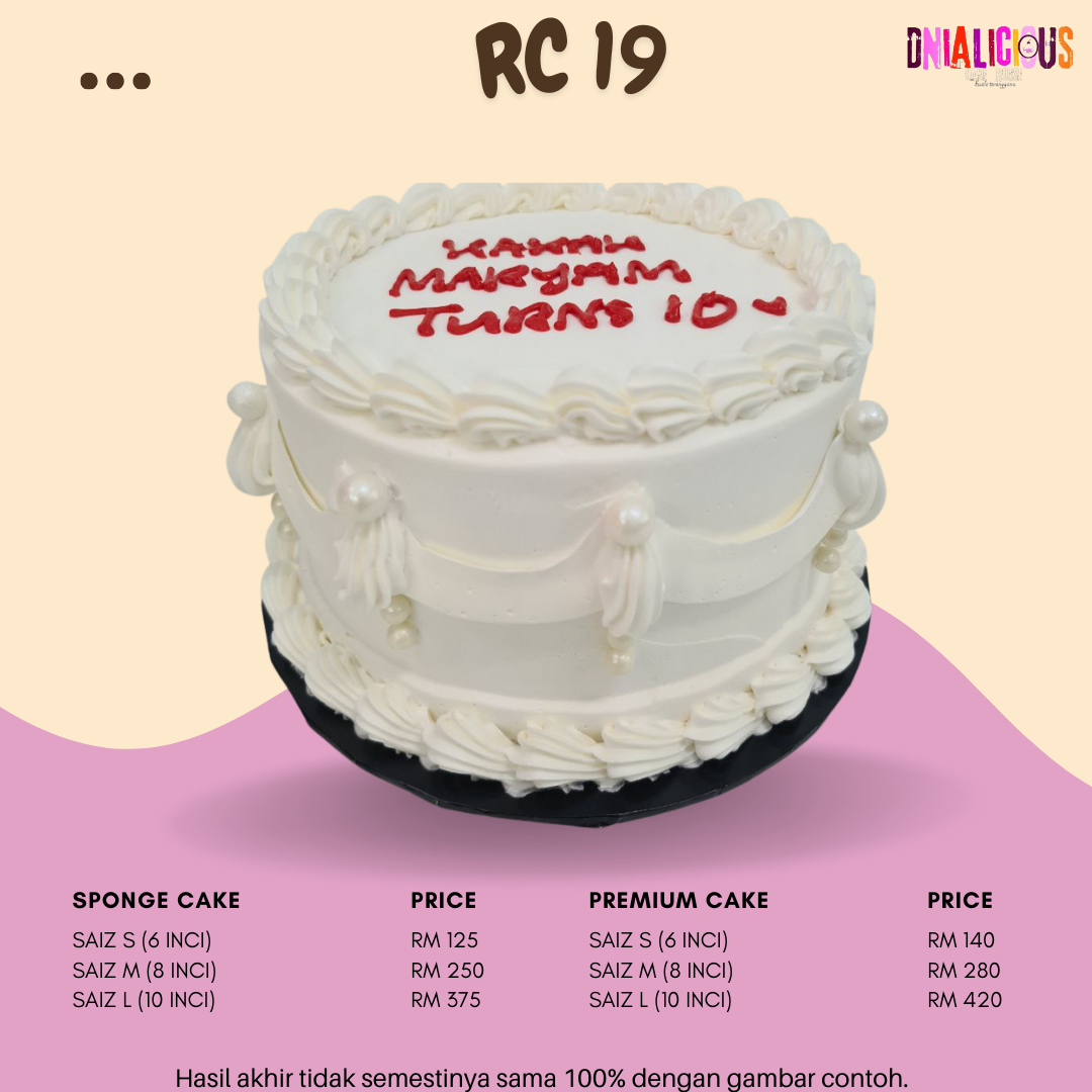 Round Cake - RC 19