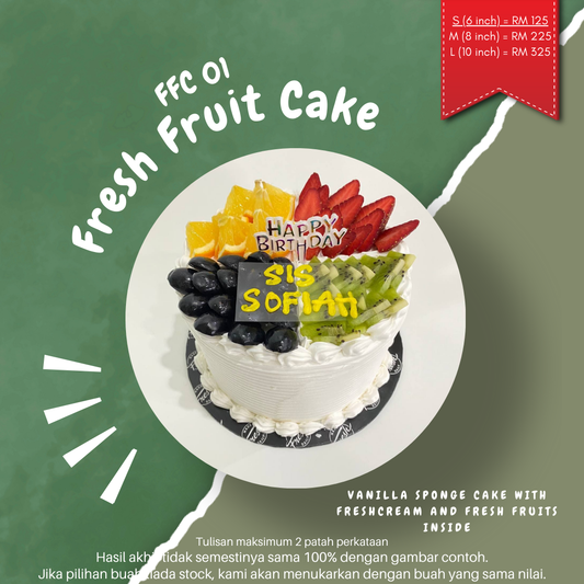 Fresh Fruit Cake - FFC 01