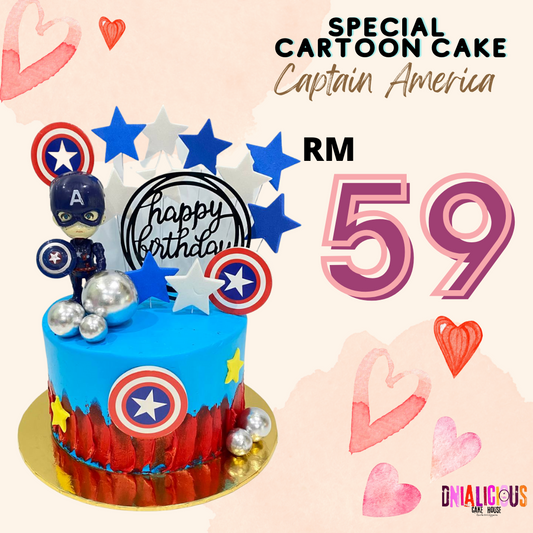 Special Cartoon Cake - Captain America