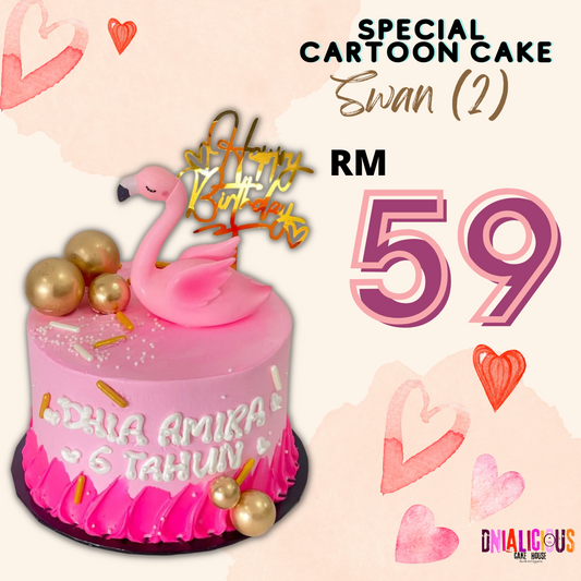 Special Cartoon Cake - Swan (2)