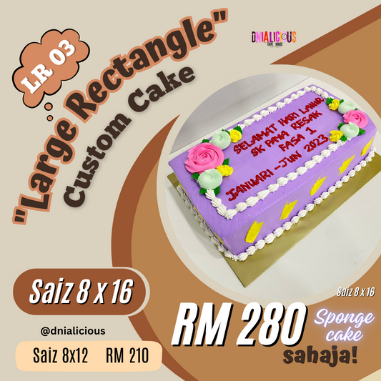 Rectangle Cake - LR 03