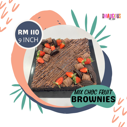 Mix Choc Fruit Brownies