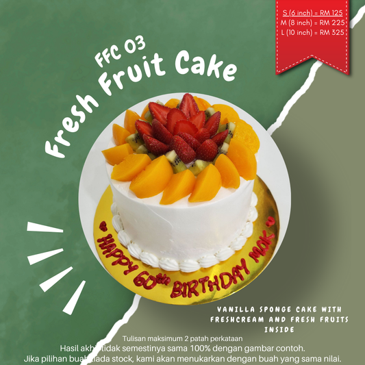 Fresh Fruit Cake - FFC 03