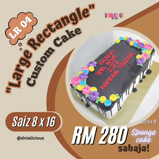 Rectangle Cake - LR 04