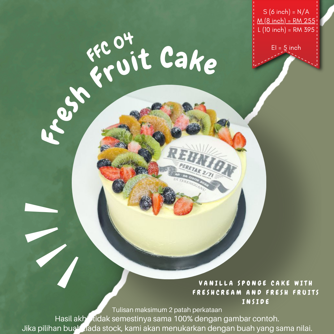 Fresh Fruit Cake - FFC 04