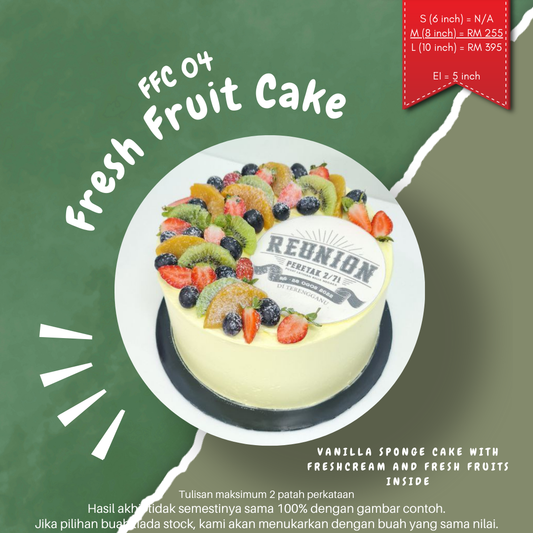 Fresh Fruit Cake - FFC 04