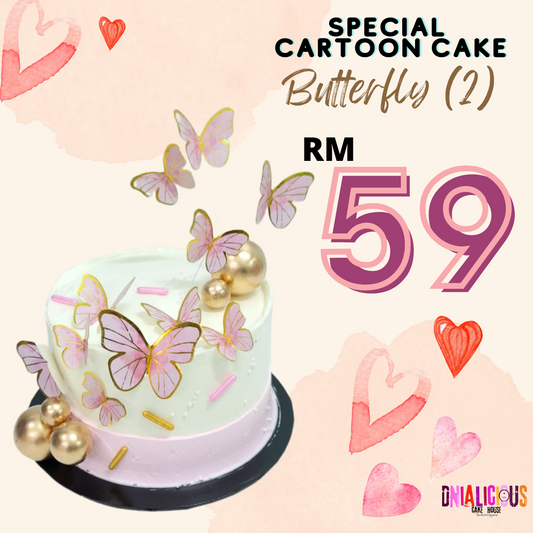 Special Cartoon Cake - Butterfly (2)