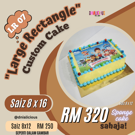 Rectangle Cake - LR 07