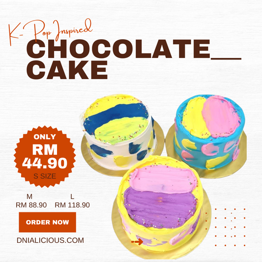Sponge Chocolate Cake - Kpop Inspired