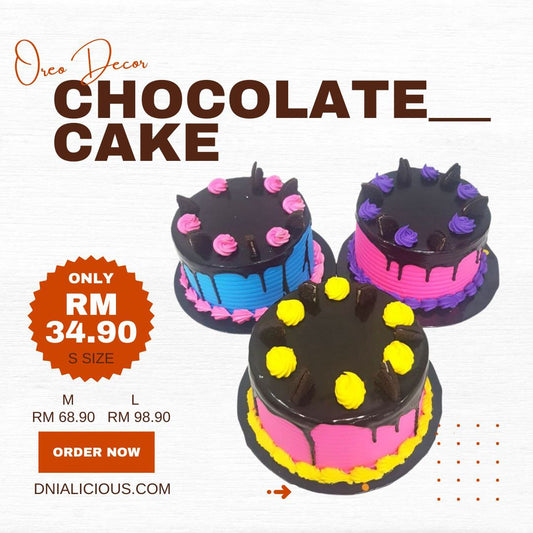 Sponge Chocolate Cake - Oreo Deco